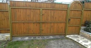 Купить распашные ворота деревянные Одинцово, цена от 2707 руб.